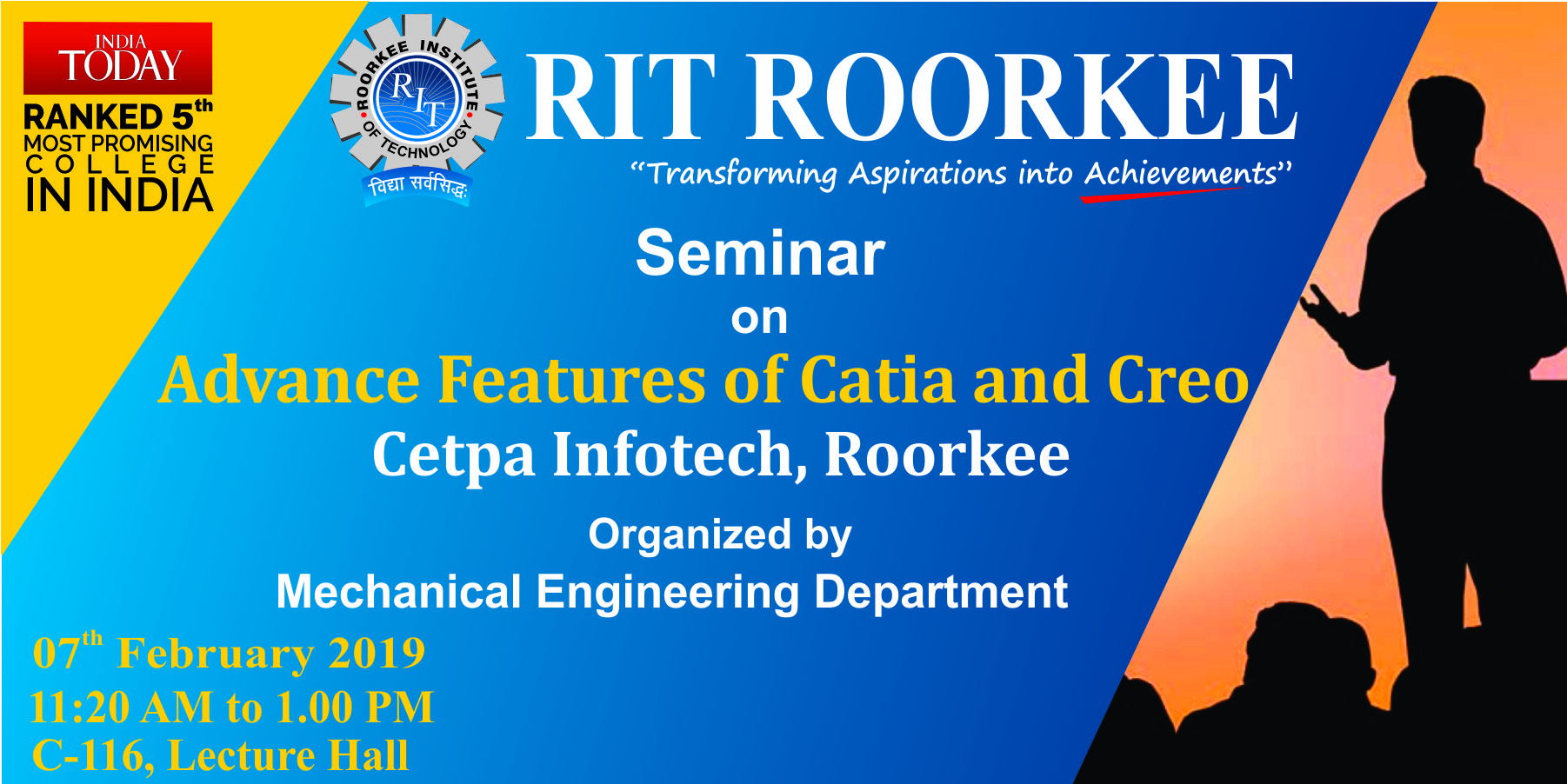 RIT Seminar on CATIA and Creo