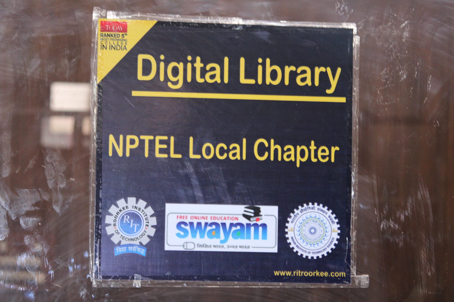 RIT workshop on NPTEL Swayam Awareness workshop