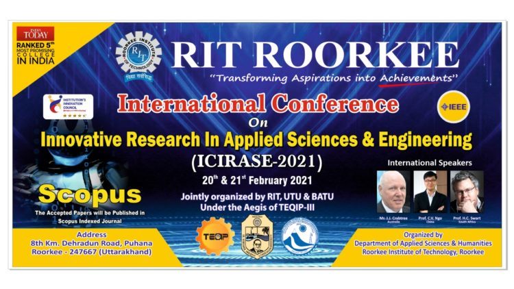RIT roorkee conference