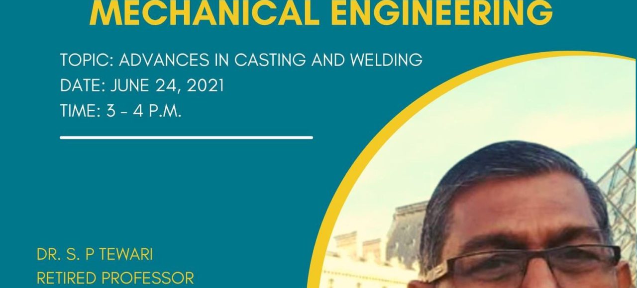 webinar by dept of mechanical engineering