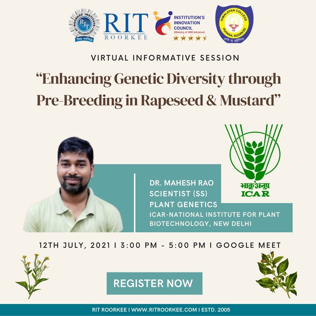 Enhancing genetic diversity RIT